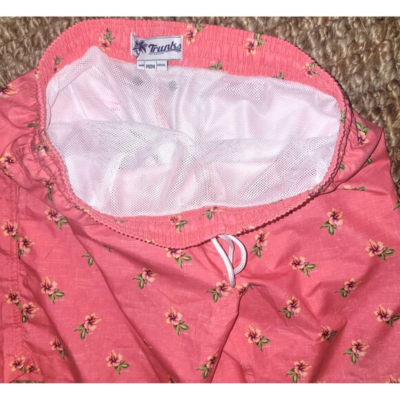 Mens swim shorts by Trunks Surk & Swim 3 pocket Coral Tropic sz Med. like *NEW* - Picture 2 of 12